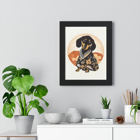 Dachshund Framed Poster - Dachshund Wall Art