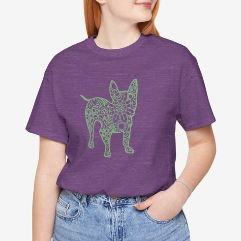 Frenchie Mandala T-Shirt - French Bulldog Shirt for Women