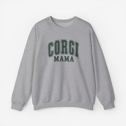 Corgi Sweatshirt for Women - Corgi Mom Crew Sweatshirt