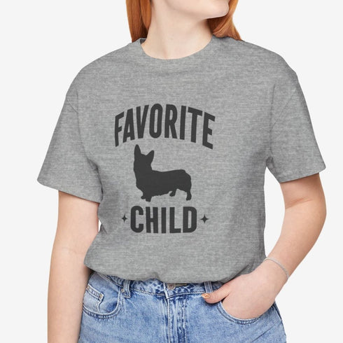Corgi Mom Shirt - Favorite Child Dog Corgi Owner T-shirt