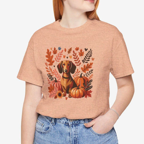 Dachshund Fall Shirt for Women - Dachshund Autumn Tee