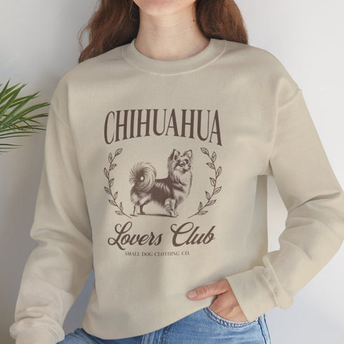 Longhaired Chihuahua Sweatshirt for Women