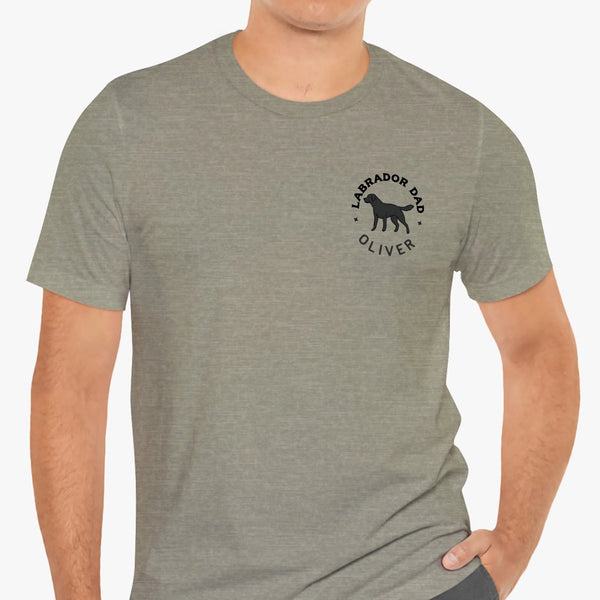 Labrador dad t-shirt khaki