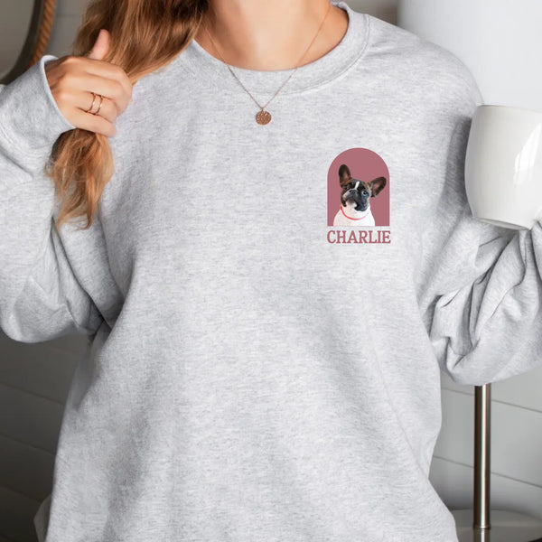 Custom Pet Sweatshirt Ash