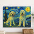 Custom pet canvas van gogh painting style 12X16 HORIZONTAL