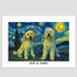 Custom pet portrait van gogh painting style 20x28 POSTER HORIZONTAL