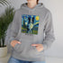Custom pet hoodie for women pet painting syle gray