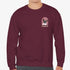 Custom Pet sweatshirt for men maroon pet picture