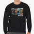 Custom Pet picture sweatshirt for men black