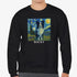 Custom Petsweatshirts for men painting style black