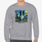 Custom Petsweatshirts for men painting style grey