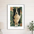 Custom Pet Portrait 16X24 WHITE frame
