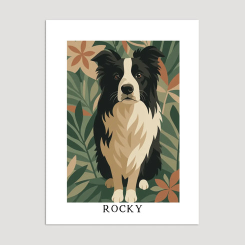 Custom Pet Portrait 12X16 POSTER