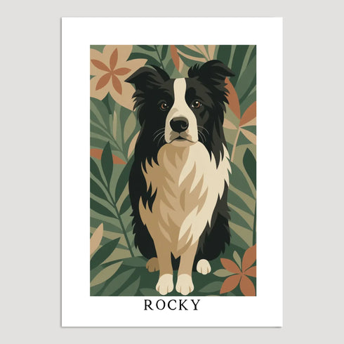 Custom Pet Portrait 20x28 POSTER frame
