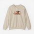 Longhaired Dachshund Autumn Sweatshirt for Women - Crew Sweatshirt