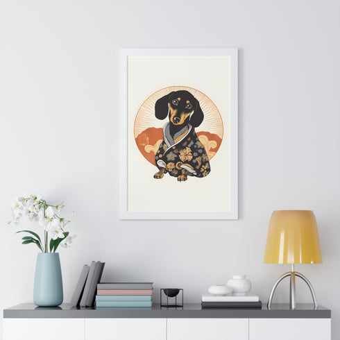 Dachshund Framed Poster - Dachshund Wall Art