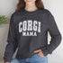 Corgi Sweatshirt for Women - Corgi Mom Crew Sweatshirt