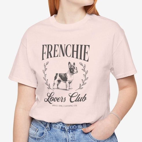 French Bulldog Shirt for Women - Frenchie Lovers Club Tee