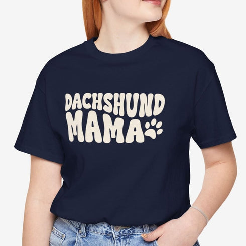 Dachshund Mama Retro Shirt - Dachshund Mom T-Shirt