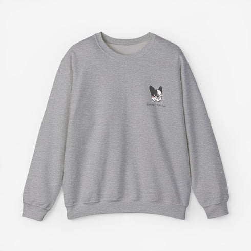 French Bulldog Sweatshirt for Women - Cute Frenchie Sweatshirt