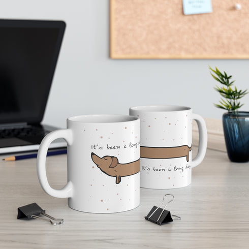 Dachshund Mug - It's Been A Long Day Mug - Dachshund Gift