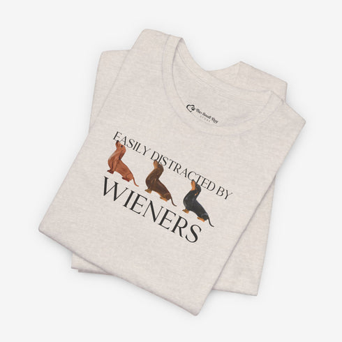 Funny Dachshund T- Shirt for Women - Wiener Dog Tee for Women