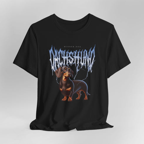 Dachshund Metal T- Shirt - Chocolate Dachshund Tee for Women