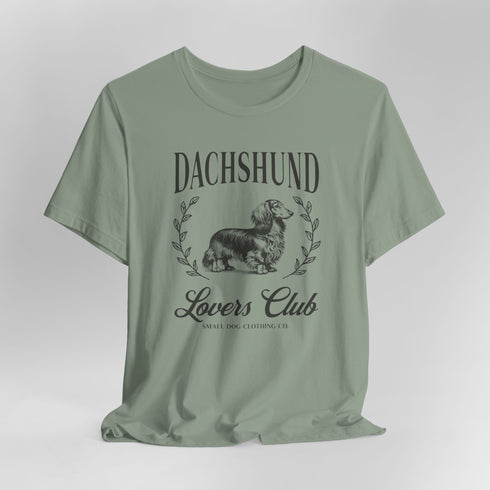 Longhaired Dachshund Tee for Women - Dachshund Lovers Club Shirt