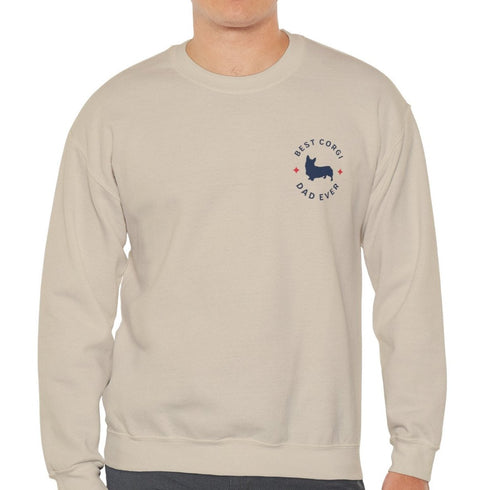 Corgi Sweatshirt for Men - Corgi Dad Sweatshirt for Men