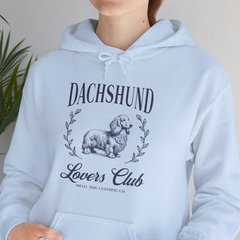 Longhaired Dachshund Hoodie for Women - Dachshund Lovers Club Hoodie