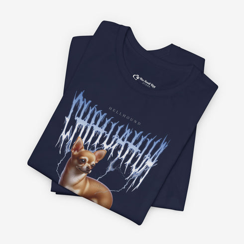Chihuahua Metal T- Shirt for Women - Funny Chihuahua Tee for Women