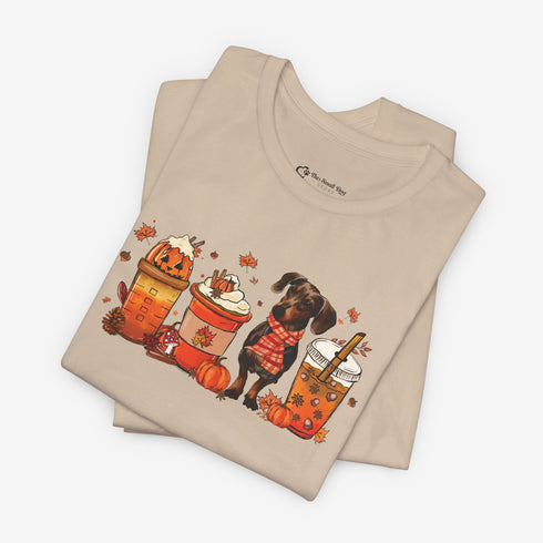 Dachshund T- Shirt for Women - Dachshund Autumn Shirt