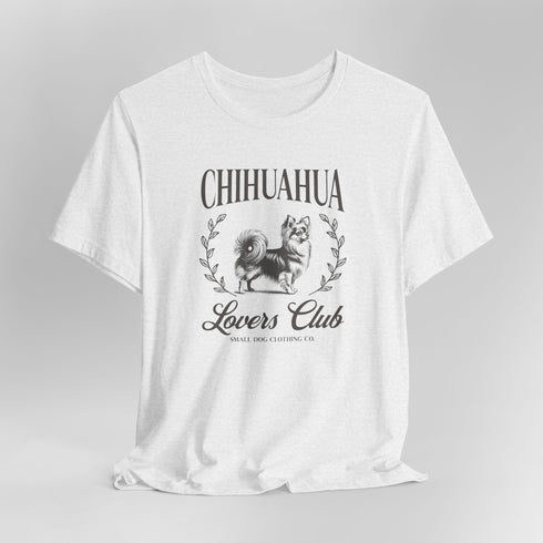 Longhaired Chihuahua Shirt for Women - Chihuahua Lovers Club Tee