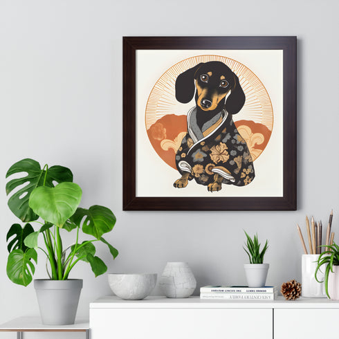 Dachshund Framed Poster - Dachshund Wall Art