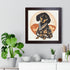 Dachshund Framed Poster - Dachshund Wall Art