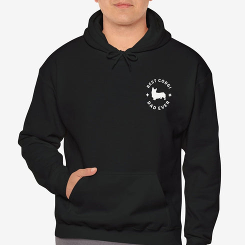 Corgi Men's Hoodie - Best Corgi Dad - Corgi Gift