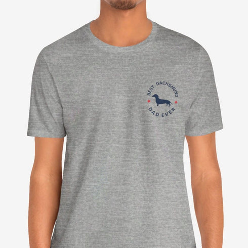 Dachshund Dad Shirt - Best Dachshund Dad Ever - Dachshund Shirt for Men