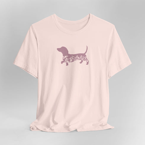 Dachshund Shirt for Women - Floral Dachshund Tee