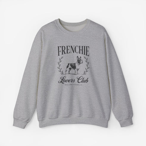 French Bulldog Sweatshirt for Women - Frenchie Lovers Club Sweatshirt