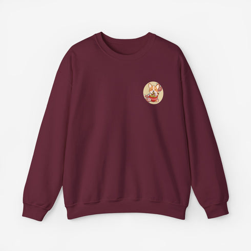 Corgi Sweatshirt for Women - Cute Kawaii Corgi Crew Sweatshirt