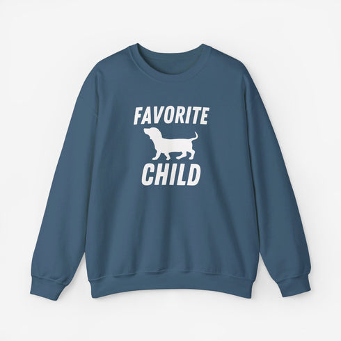 Dachshund Sweatshirt - Favorite Child - Funny Dachshund Sweatshirt