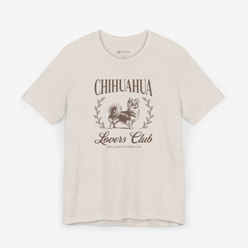 Longhaired Chihuahua Shirt for Women - Chihuahua Lovers Club Tee