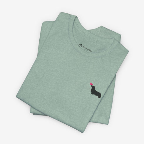 Longhaired Dachshund T- Shirt for Women