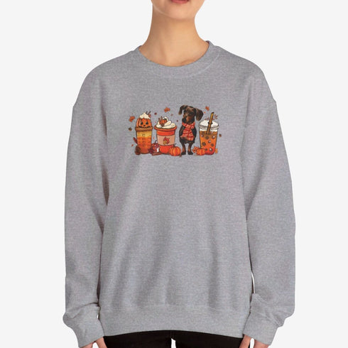 Dachshund Sweatshirt for Women - Dachshund Autumn Sweatshirt