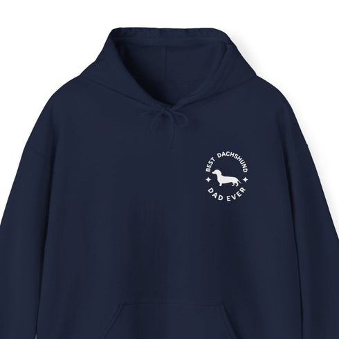 Dachshund Hoodie - Best Dachshund Dad Ever - Dachshund Gift