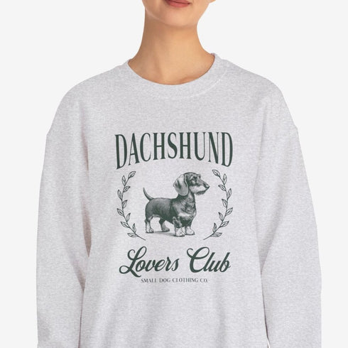 Wirehaired Dachshund Sweatshirt for Women - Crew Sweatshirt