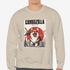 Funny Corgi Sweatshirt for Men - Corgizilla Crew Sweatshirt