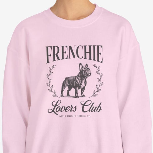 Black French Bulldog Sweatshirt for Women - Frenchie Lovers Club Sweatshirt
