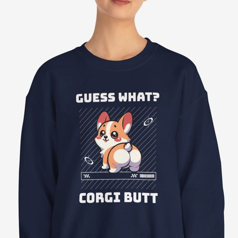 Funny Corgi Sweatshirt for Women - Corgi Crew Sweatshirt