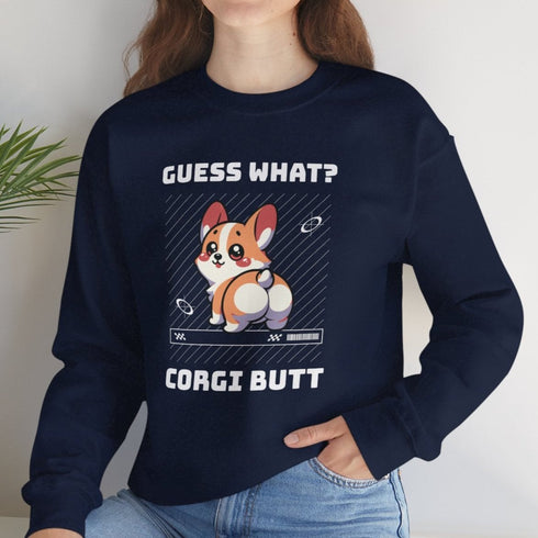 Funny Corgi Sweatshirt for Women - Corgi Crew Sweatshirt